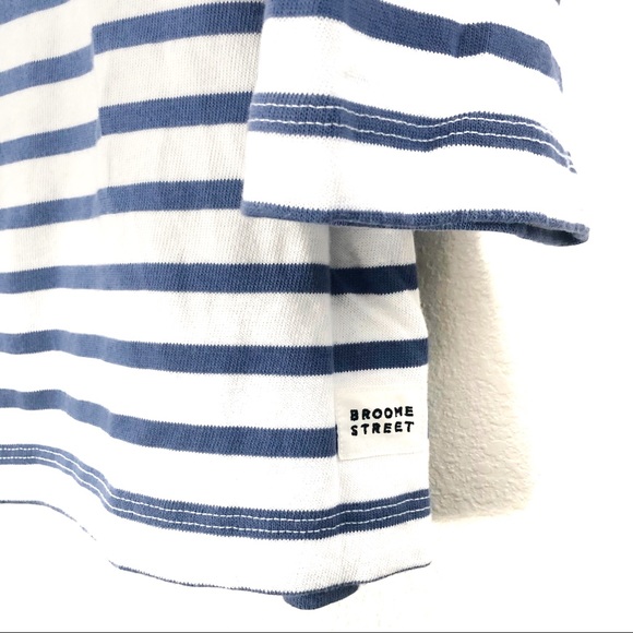 Kate Spade Broome Street blue and white stripe top - Picture 3 of 7